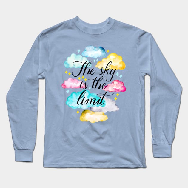 The Sky Is The Limit Long Sleeve T-Shirt by tangerinetane